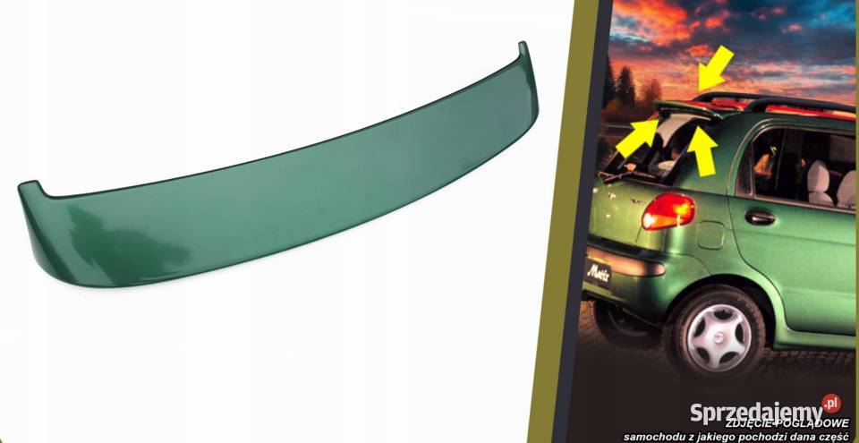 Spoiler klapy bagażnika Daewoo Matiz kolor 46U Spoilery zachodniopomorskie Szczecin