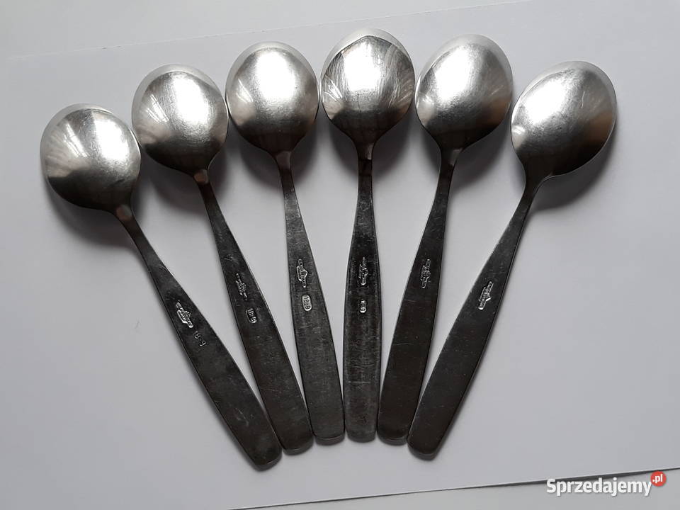 Łyżki obiadowe 1 PASECZKI PASKI Gerlach sztućce Dąbrowa Górnicza