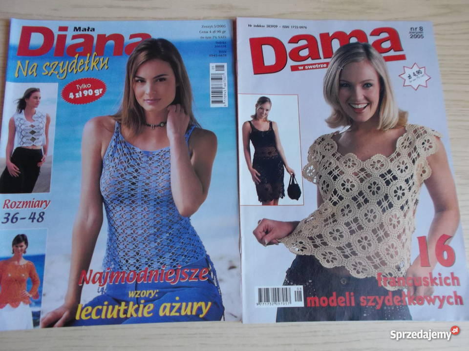 Mała Diana na szydełku robótki ręczne Czersk