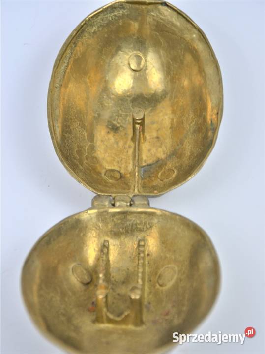 Orzech mosiężny dziadek do orzechów vintage lata Warszawa