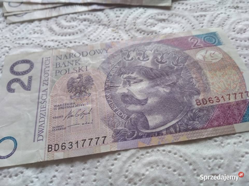 Banknoty kolekcjonerskie 20 zl Kraków