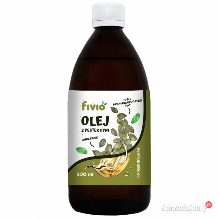 fivio Olej z pestek dyni zimnotłoczony 500ml podkarpackie sprzedam