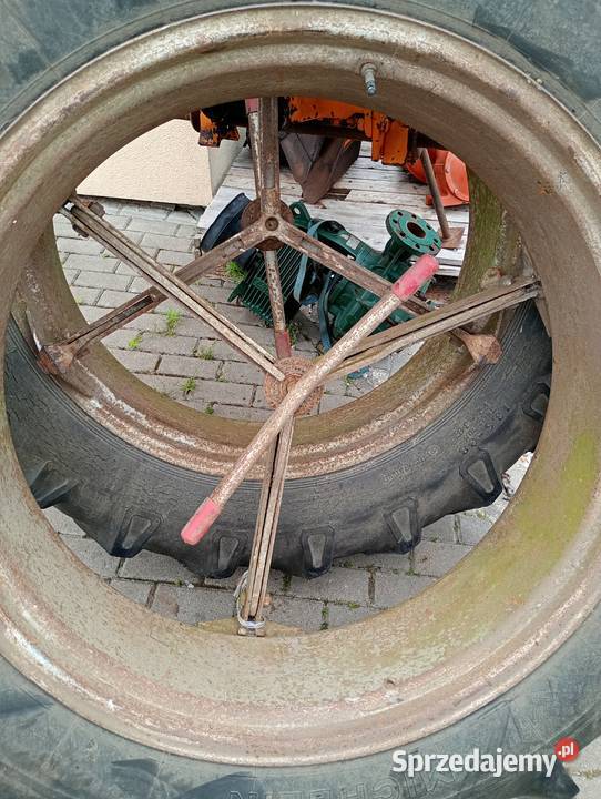 Koła bliźniacze bliźniaki 163 38 Opony rolnicze Turkowice sprzedam