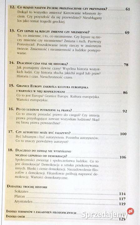 Edukacja filozoficzna I klasy gimnazjum Adam miękka