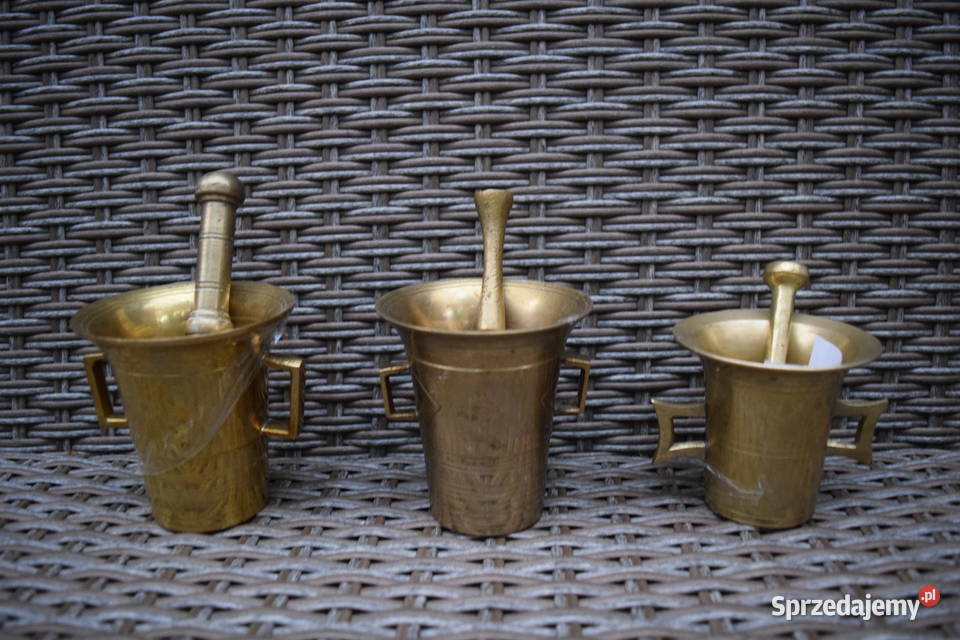 Mozdzieże Mosiężne Antyczne 3 Sztuki Okazja warmińsko-mazurskie sprzedam