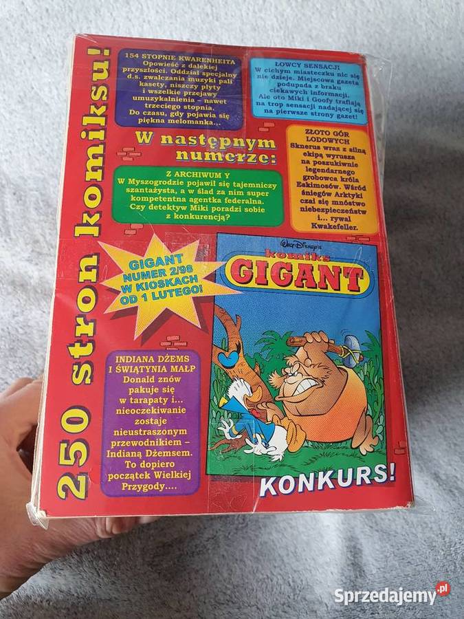 Komiks Gigant rocznik 1998 12 tomów Gdynia