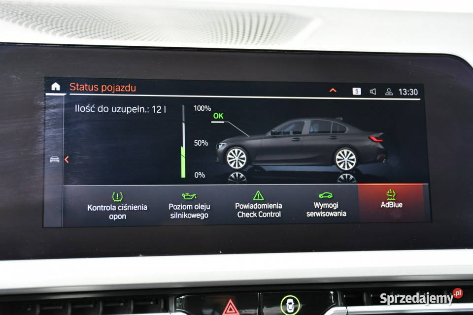 BMW 320 20d mHEV Hybrid 190 Automat Serwis ASO czarny Hrubieszów