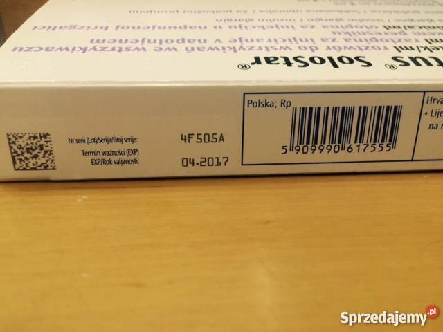 Lantus SoloStar 4 peny ważność do 042017 Warszawa