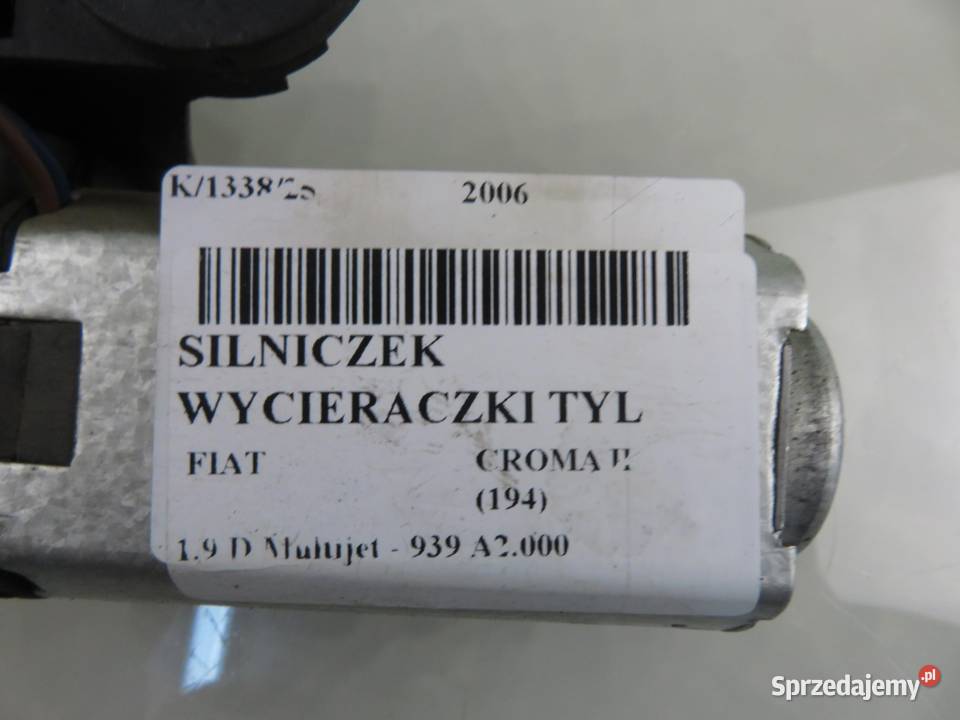 SILNICZEK WYCIERACZKI TYŁ FIAT CROMA II TGL350Q Silniki wycieraczek małopolskie