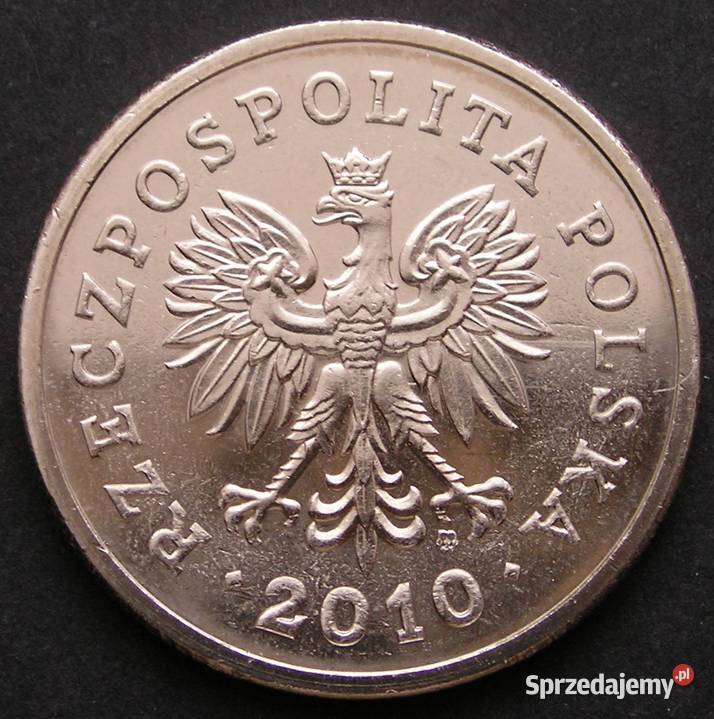 Polska 1 złoty 2010 stan menniczy Numizmatyka Łódź