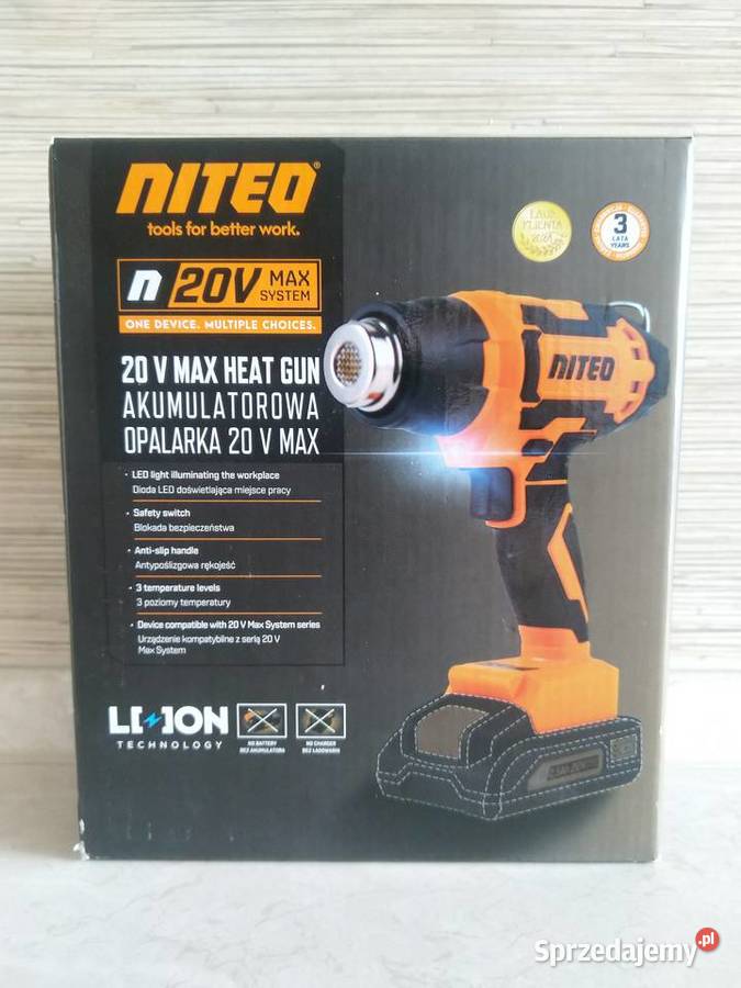 NAJTANIEJ Akumulatorowa Opalarka 20 V Wysyłka Zabrze sprzedam