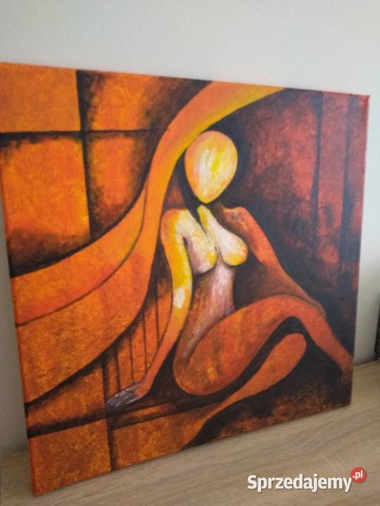 Obraz ręcznie malowany 40x40 Nowy Sącz