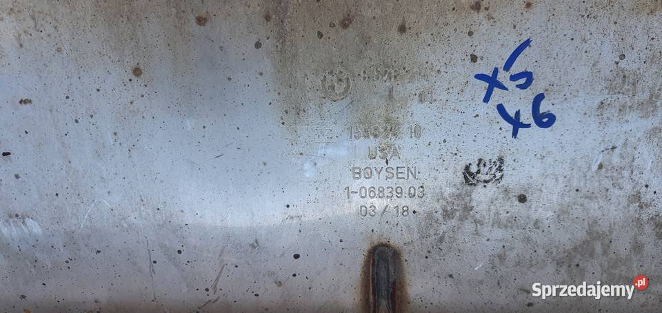 BMW X5 X6 TŁUMIK WYDECH KOŃCOWY 15982410 Trzciel