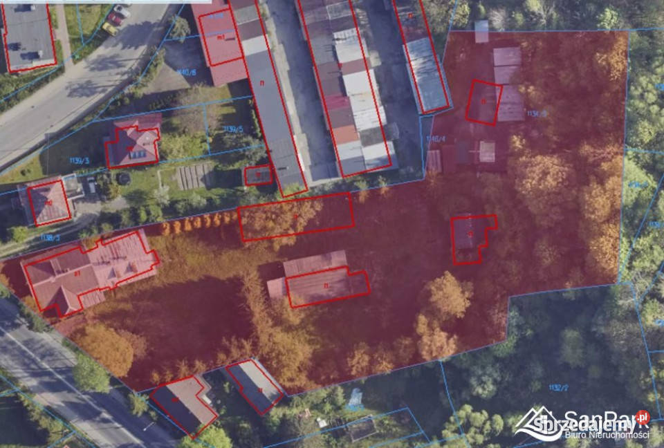 sprzedaży gruntu Lesko 6873m2 72zł/m2