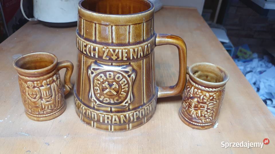 Prezent Kufel KGHM Lubin plus kieliszki Dobrzejów