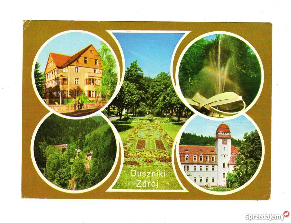 DUSZNIKI ZDRÓJ POCZTÓWKA WIELOWIDOKOWA 2 Krynki sprzedam