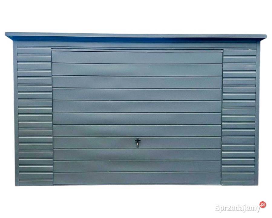 Garaż Blaszany 45x6m Brama Uchylna Drzwi Okno Dobre Miasto