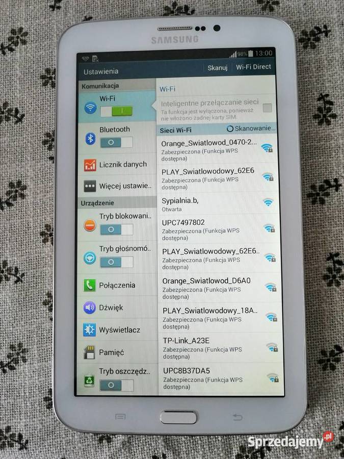 TABLET SAMSUNG GALAXY TAB3 EKRAN 7
