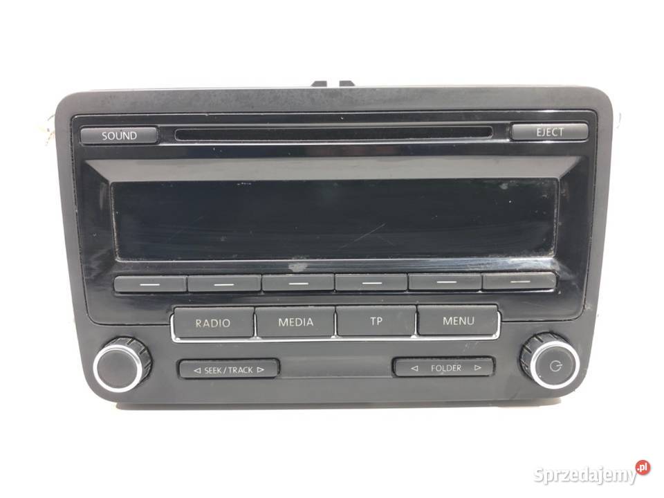 RADIO VW GOLF VI 1K0035186AN 0814 ODTWARZACZ Sprzęt audio fabryczny