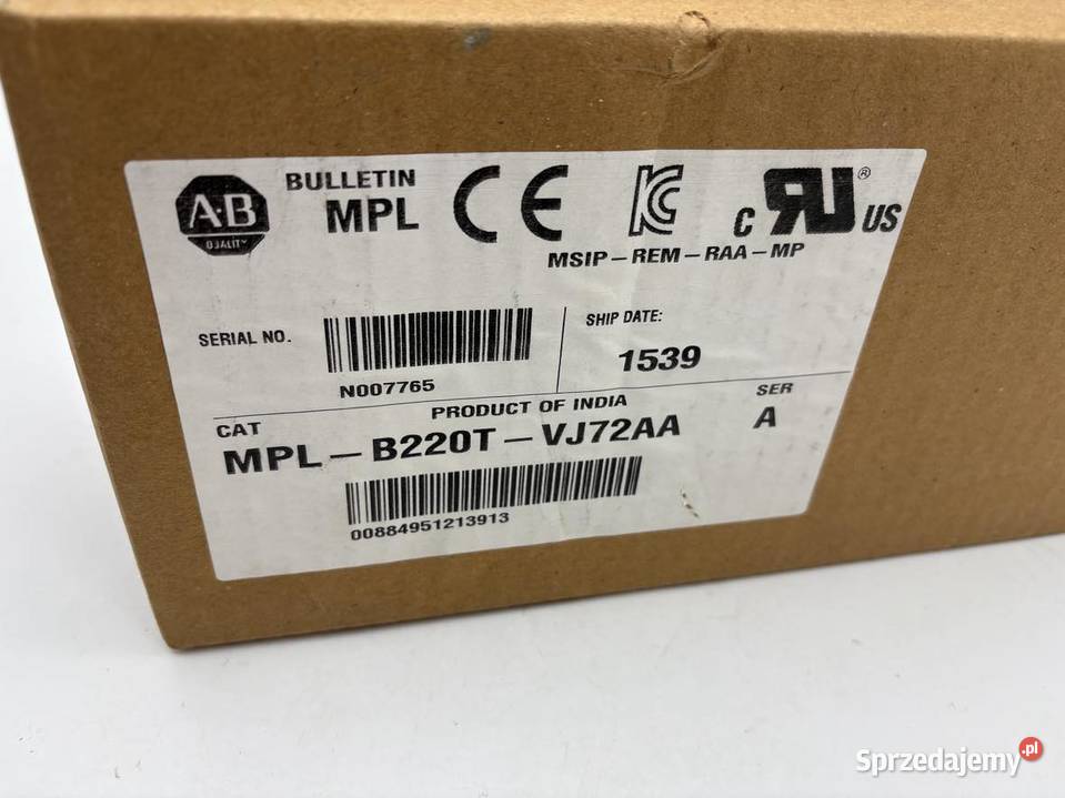 Allen Bradley MPLB220TVJ72AA Servomotor Warszawa