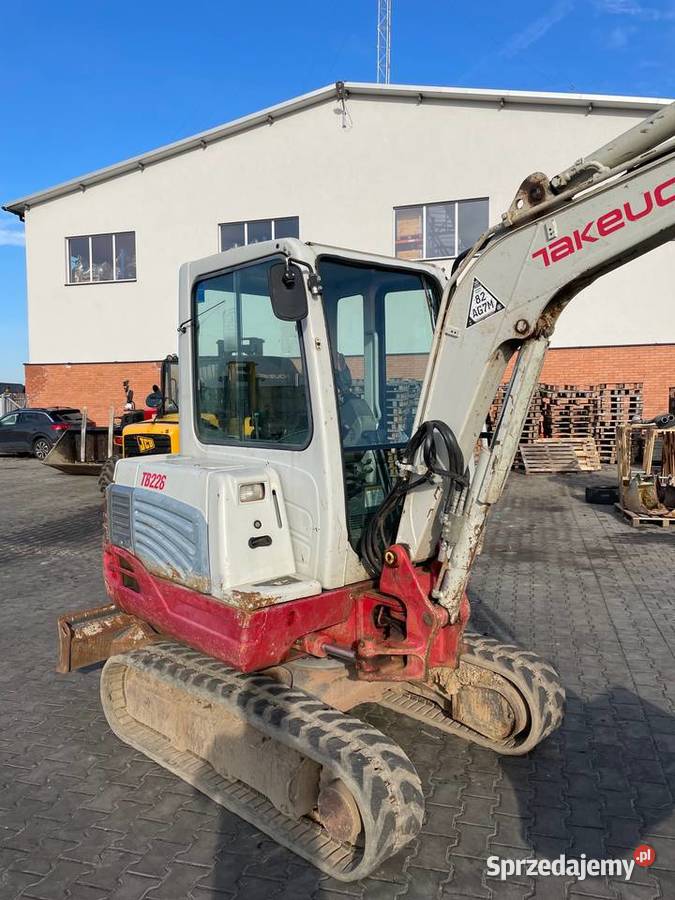 Minikoparka 28t Takeuchi TB228 JCB CAT Kubota Dodatkowy osprzęt