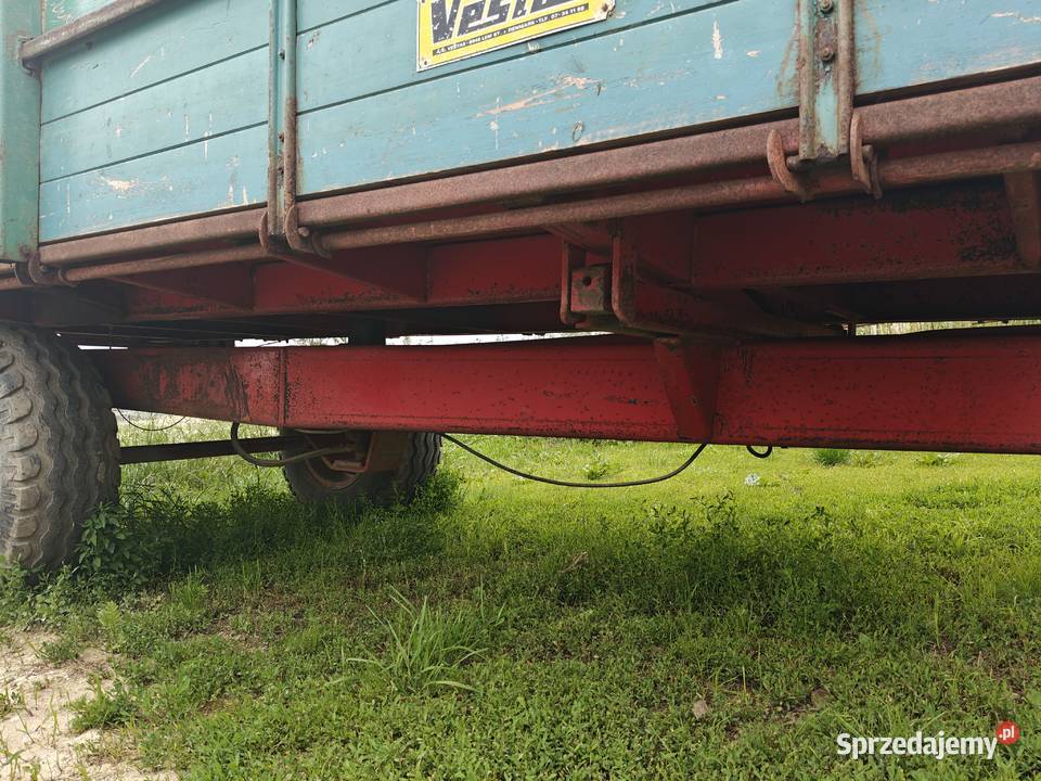 Przyczepa jednoosiowa wywrotka Vestas 6ton Przyczepy rolnicze Kijany