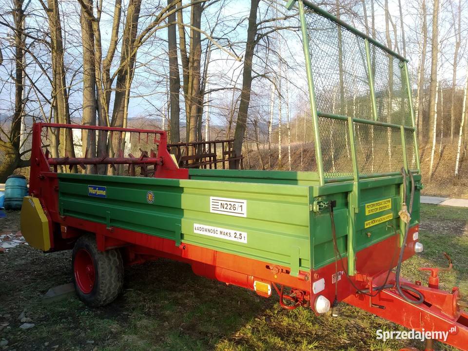 Rozrzutnik obornika WARFAMA 25t Super stan Rozrzutniki obornika małopolskie Łąkta Górna