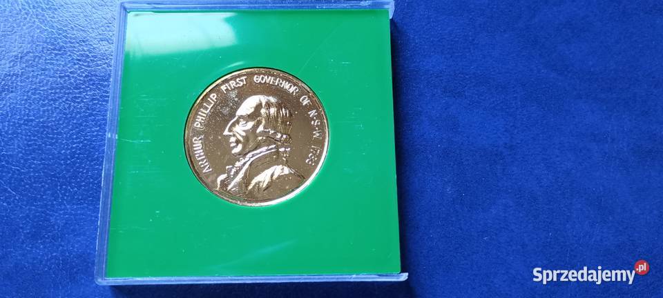 Stare monety Medal Pierwsza Flota Australia 113 Lesko