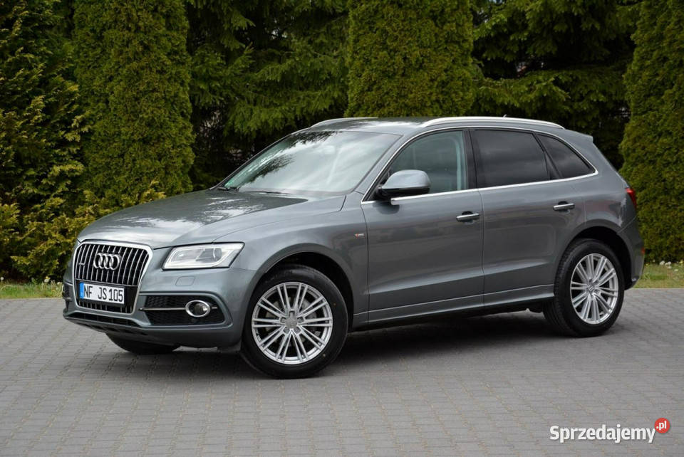 Audi Q5 SLine biXenon Ledy Navi Skóry Kamera Alu Rok produkcji 2015 Ostrów Mazowiecka