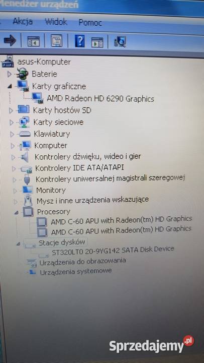 Laptop ASUS X401U AMD C60 2GB Ram 320HDD Asus wielkopolskie Poznań