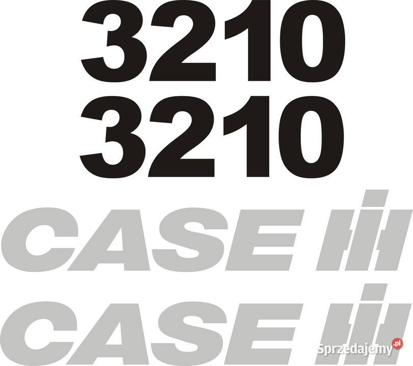 Zestaw Naklejek CASE IH 4230 3220 3210 na Case IH sprzedam