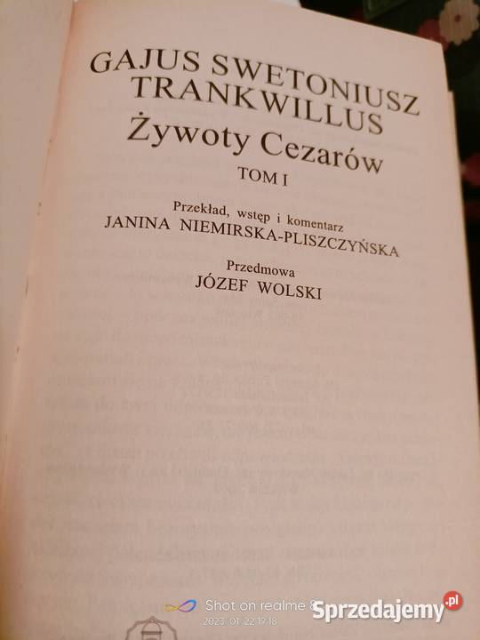 Żywoty Cezarów Swetoniusz książki Warszawa literatura piękna - proza zagraniczna