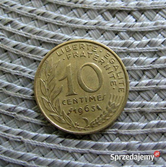 Francja 10 Centymów 1963r Kalisz