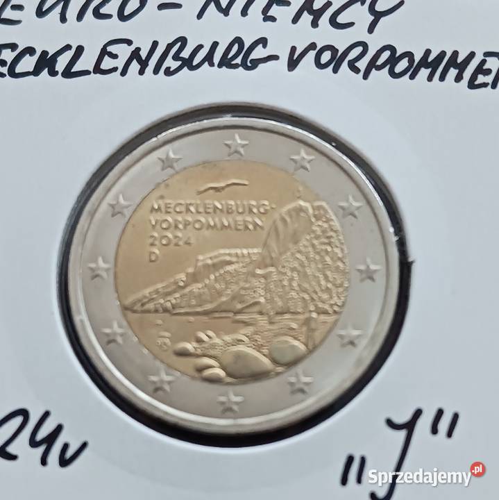 2 Euro Niemcy 2024 r MecklenburgVorpommern men J Konin