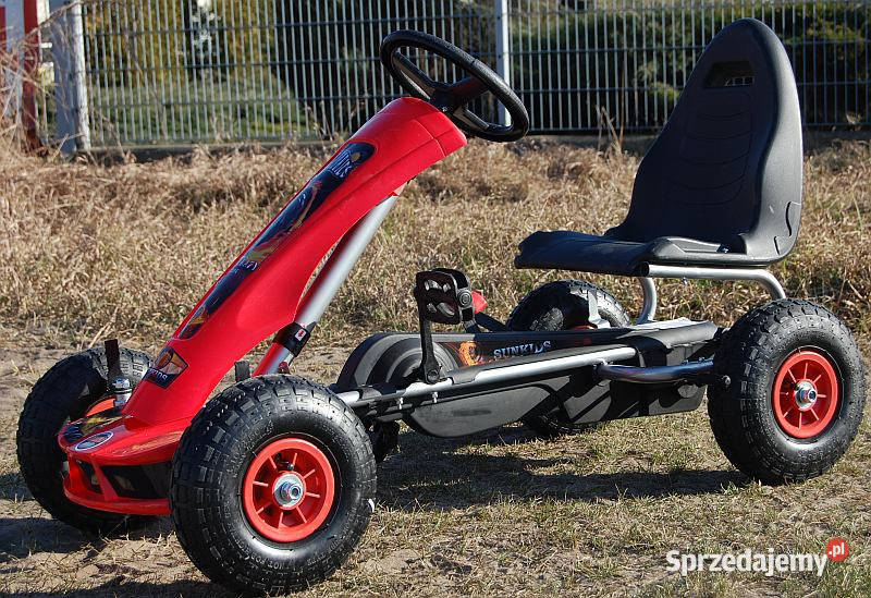 pojazd GOKART NA PEDAŁY pompowane koła auto śląskie Myszków