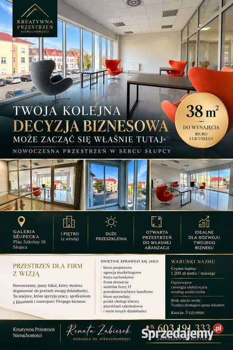 Lokal do wynajęcia w centrum Słupcy