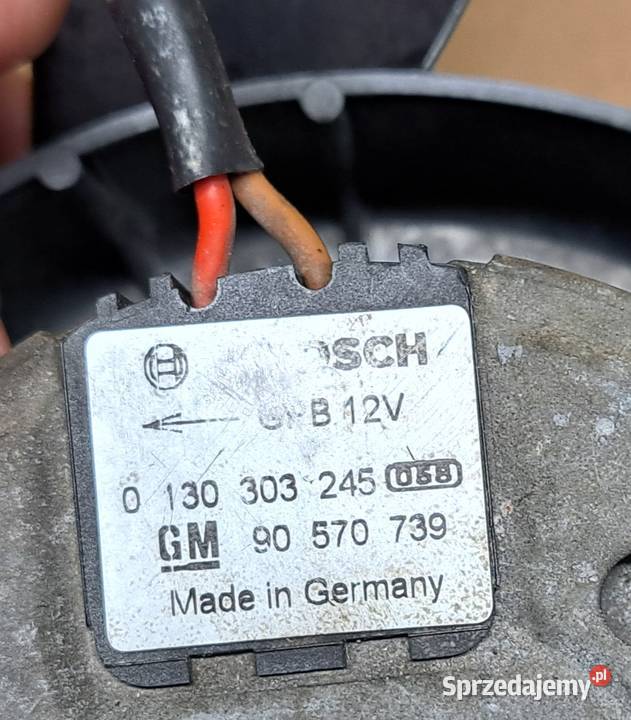 WENTYLATOR CHŁODNICY OPEL ASTRA II G ZAFIRA A 16 dolnośląskie