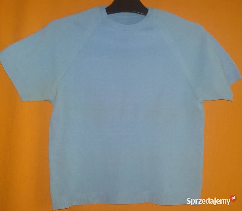 Bluzka z bistoru niebieska Łódź sprzedam