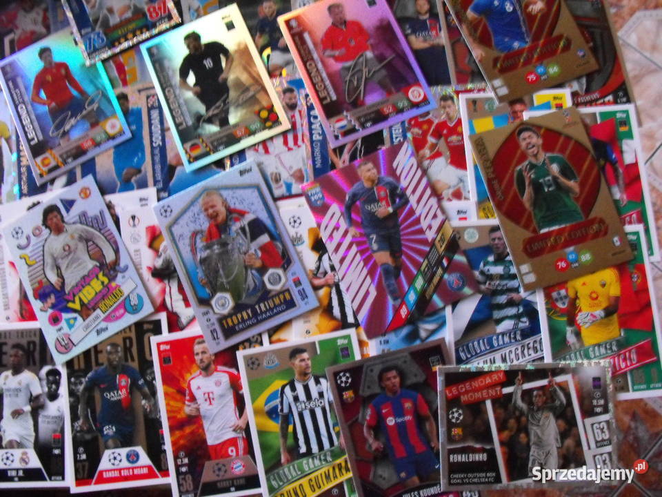Super karty piłkarskie PANINI TOPPS Różne Zestaw Pozostałe śląskie Mykanów sprzedam
