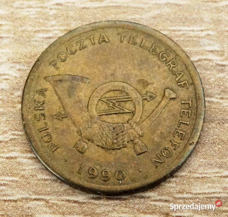 Żeton telefoniczny A POCZTA POLSKA 1990 Gliwice