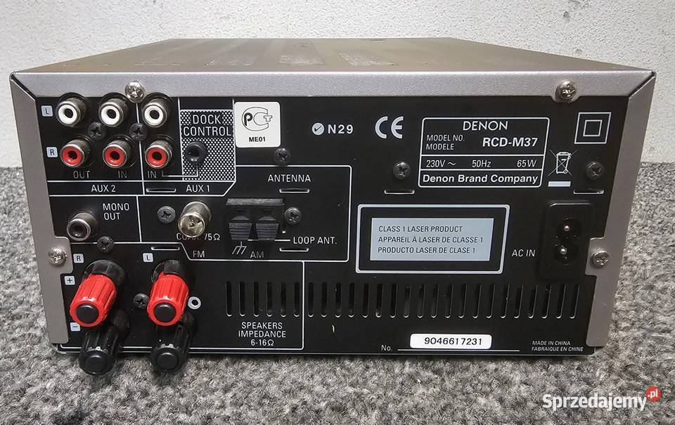Wieża stereo Denon RCDM37 pilot sprzedam
