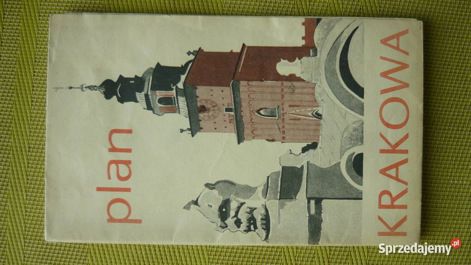 Plan Krakowa Myszków sprzedam