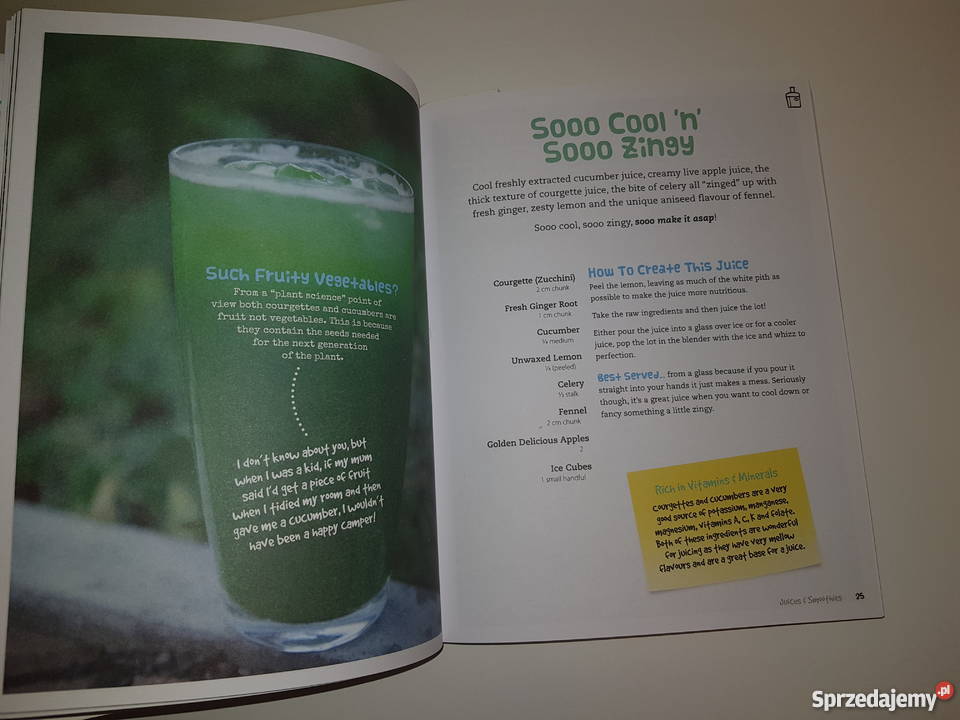 The Funky Fresh Juice Book JASON VALE kuchnia, potrawy mazowieckie Warszawa sprzedam