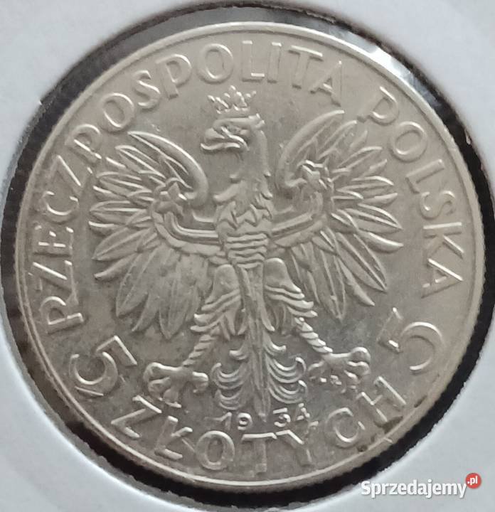 5 Głowa kobiety 1934 r 5 piękne najniższy nakład wielkopolskie Konin