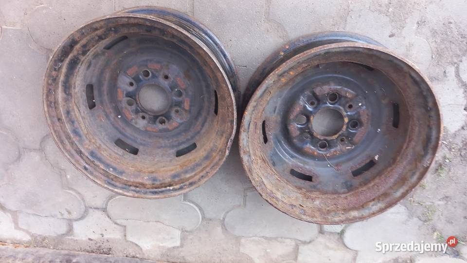 Felgi Maluch Fiat 126p przyczepka niewiadow 12 Rożnowa