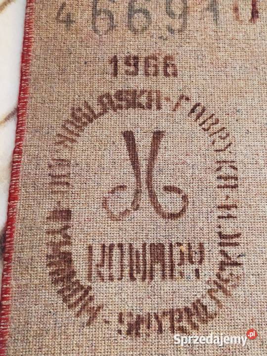 dywan wełniany makata Kowary PRL 1966 Warszawa sprzedam
