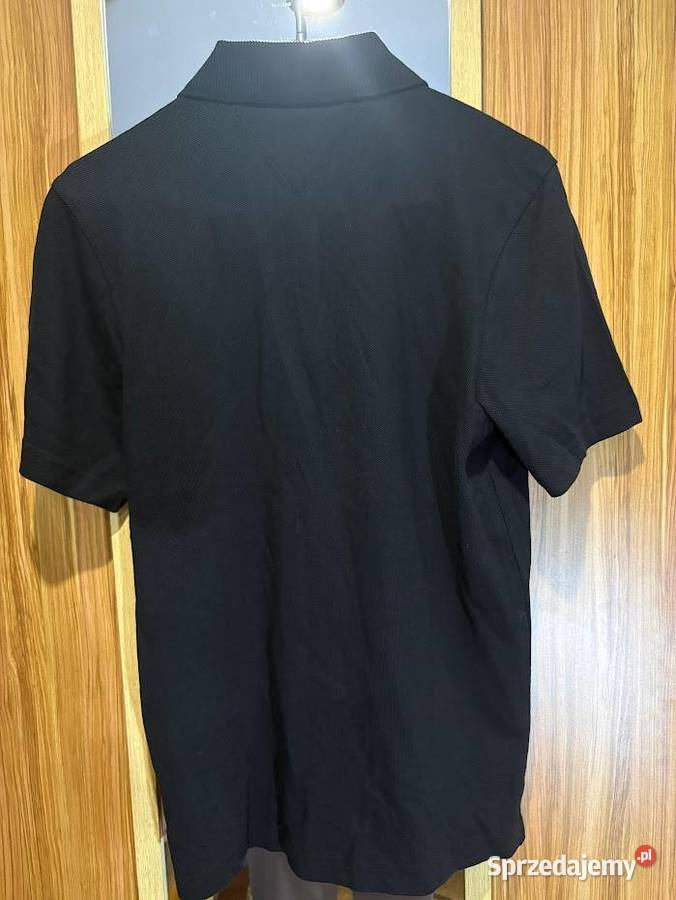 Tommy Hilfiger Czarna koszulka polo XS Kalwaria Zebrzydowska