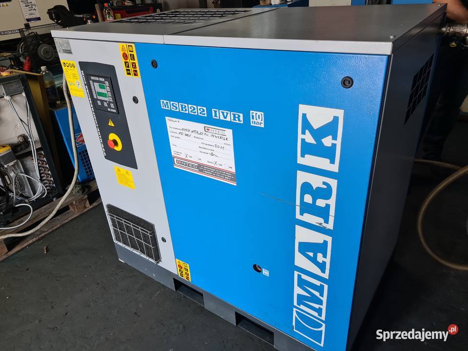 Kompresor śrubowy MARK MSB 22 IVR wielkopolskie Zduny sprzedam