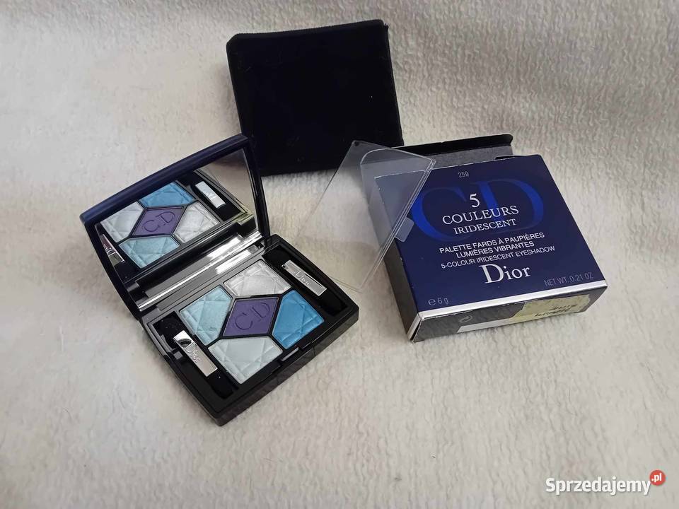 paletka dior cienie w odcieniach błekitu Kraków