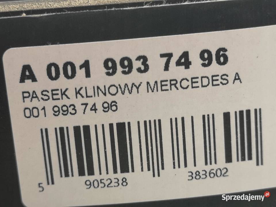 PASEK KLINOWY MERCEDES ACTROS MP2 MP3 03 NOWY